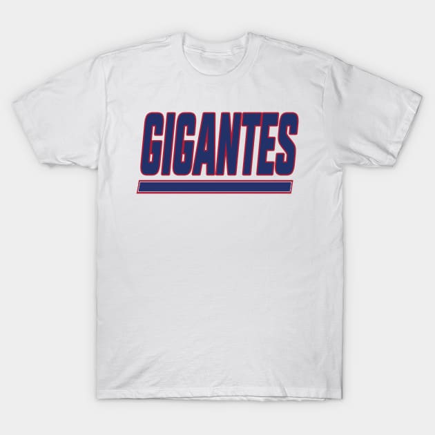 New York LYFE en Espanol - Gigantes!!! T-Shirt by OffesniveLine